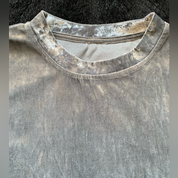 Vintage Unbranded Women’s Blouse Soft Faux Velvet M 95%Poly 5%Spanx PreOwned - Picture 5 of 13